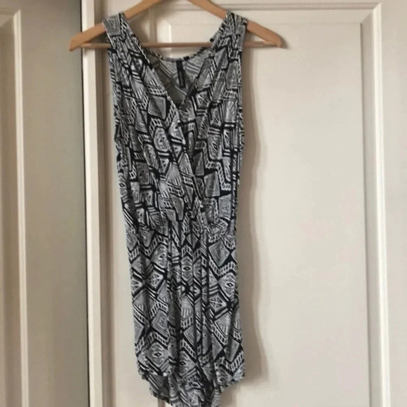 Romper-black & white, size medium - Picture 1 of 3